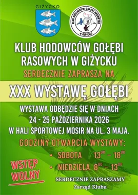 30. Wystawa Gołębi Rasowych