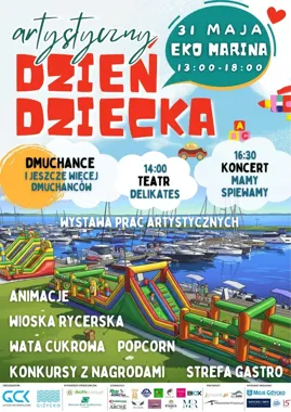 Artystyczny Dzień Dziecka nad wodą - Giżycko szykuje rodzinne popołudnie